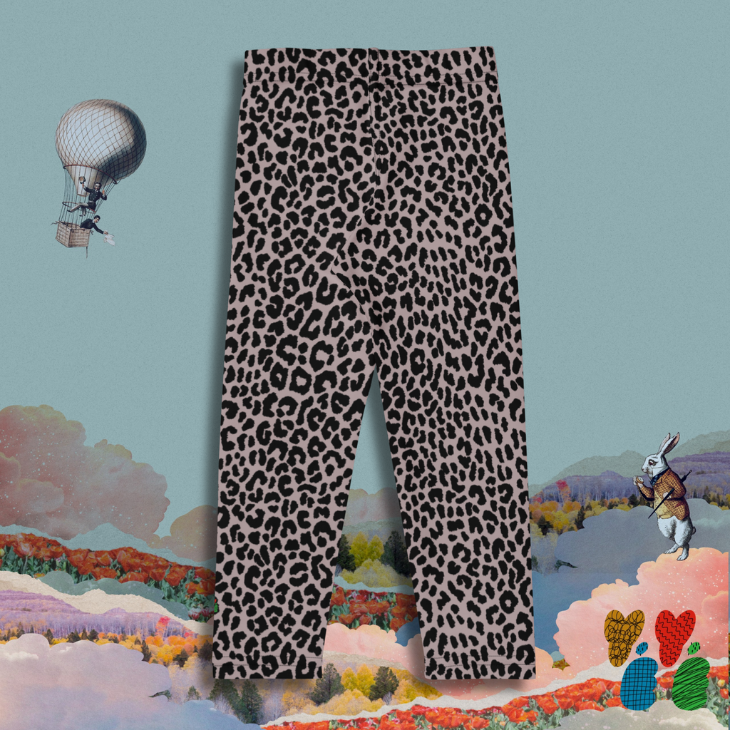 Leggings pour enfants amoureux des léopards -