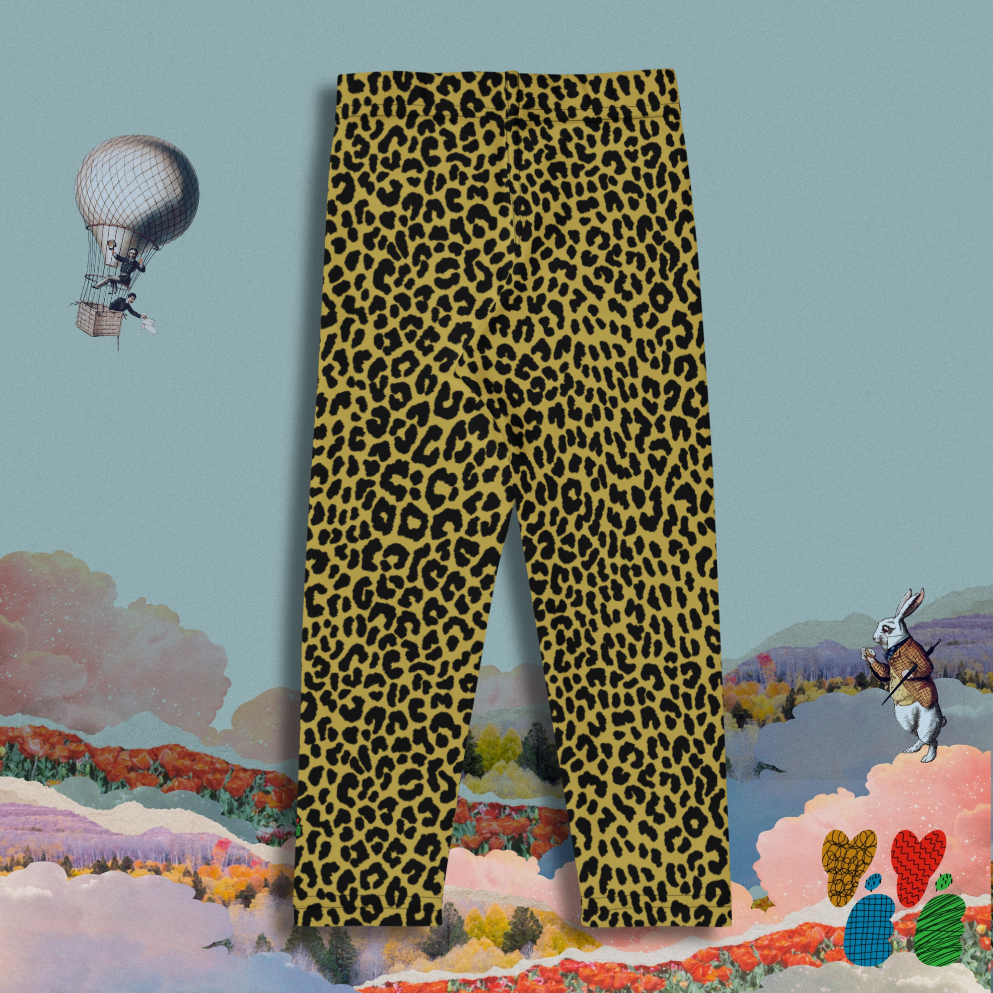 Leopard Lover KIDS Leggings - RUSTED GOLD