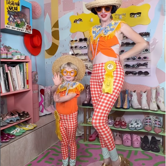 Leggings für Kinder mit Leopardenmuster