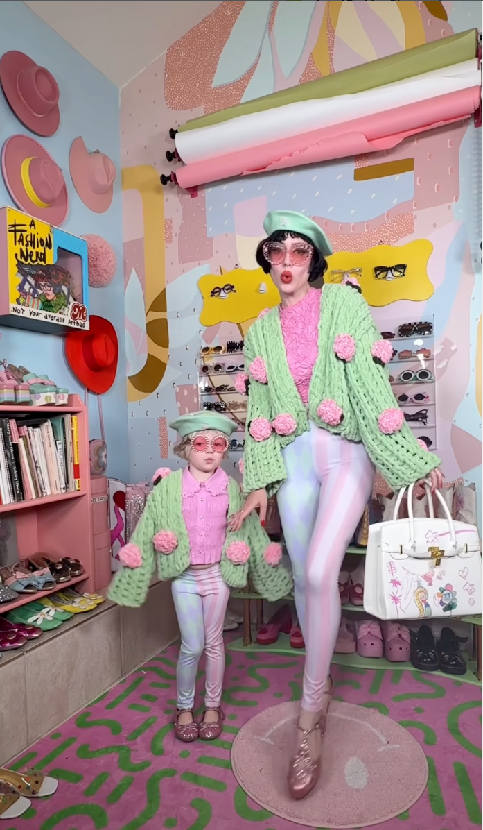Leggings für Kinder mit Leopardenmuster