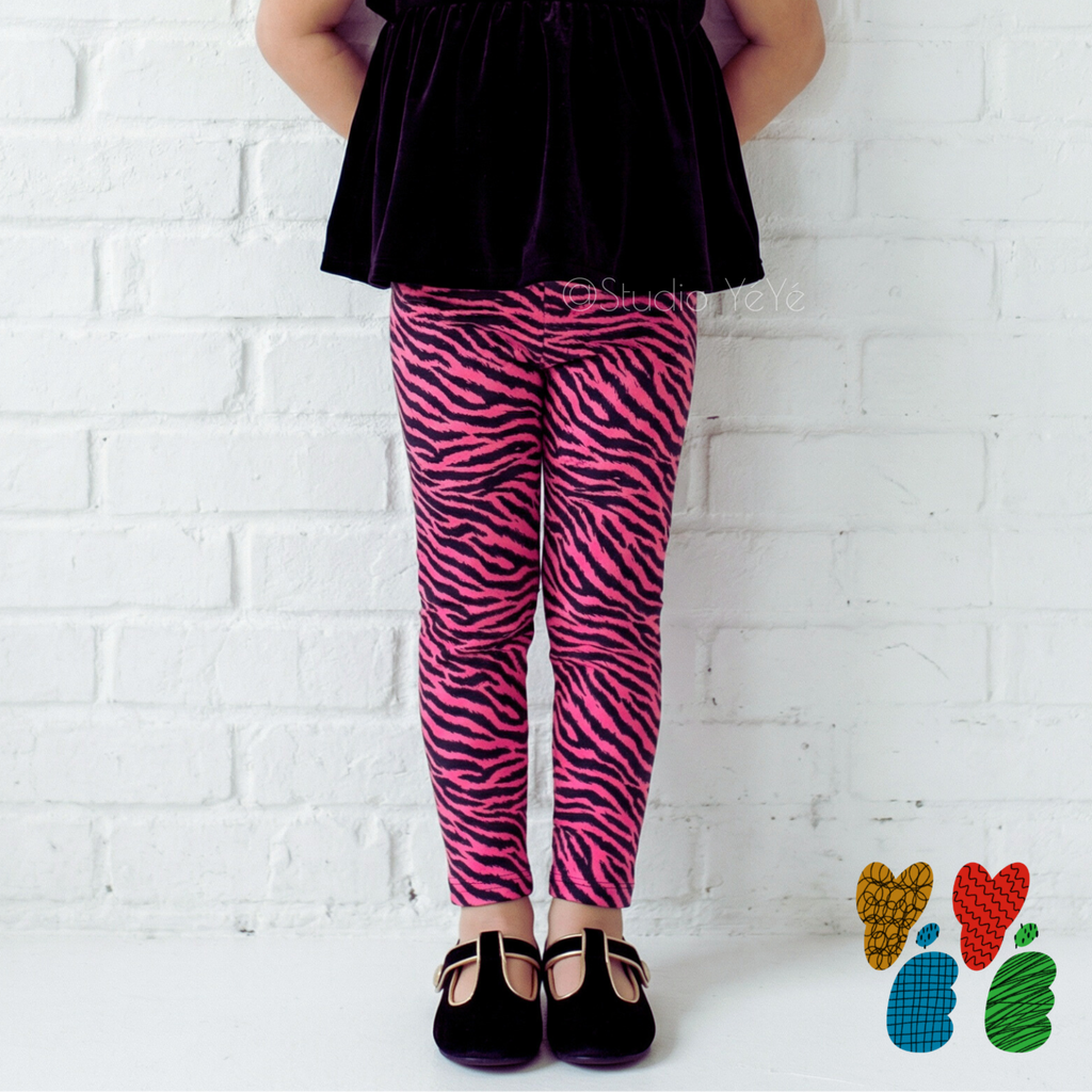 Leggings für Kinder mit Leopardenmuster