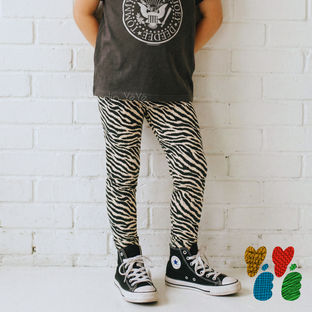 Leggings pour enfants amoureux des léopards -