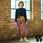 MOD TARTAN - LEGGINGS MIT TASCHEN 