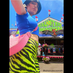 TIGER LOVER Bike shorts - NEON YELLOW