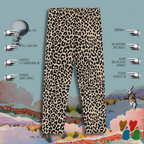 Leggings pour enfants amoureux des léopards -