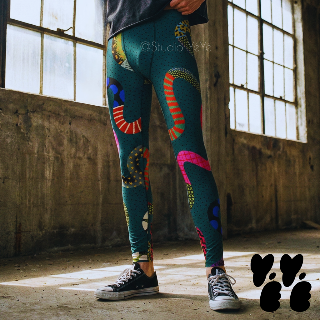 THE WIGGLES MENS Leggings - TEAL