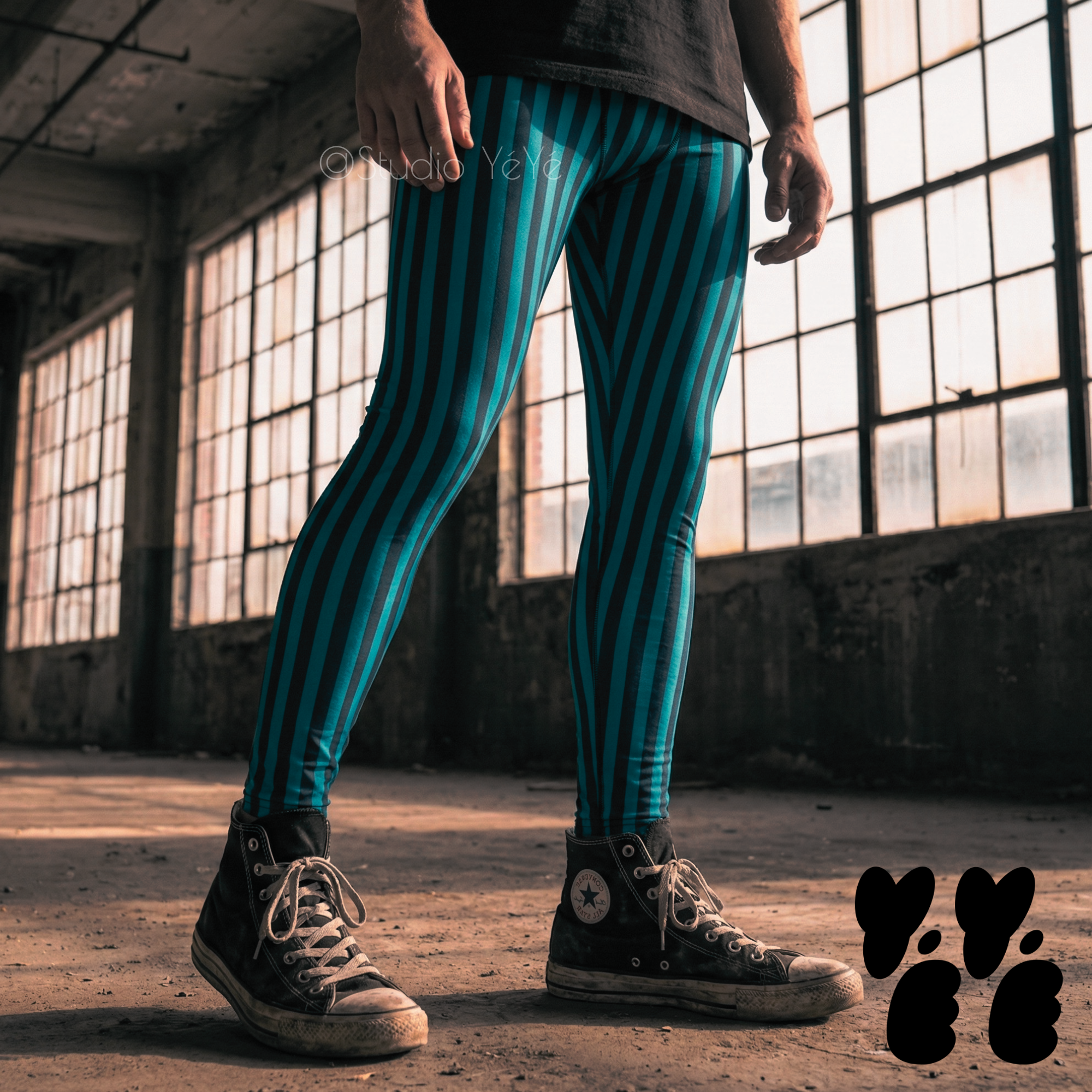 STRIPE X STRIPE MENS Leggings