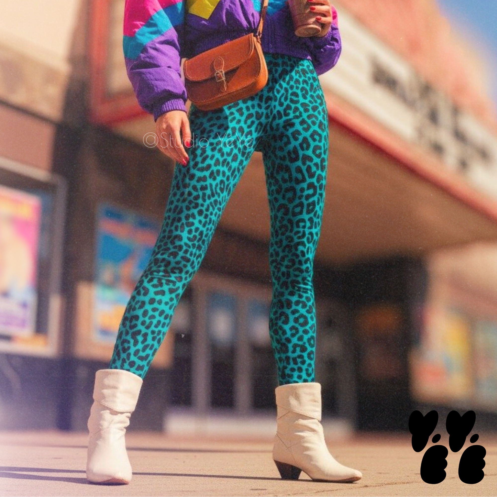 Leggings LEOPARD LOVER - Paon