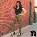 LEOPARD LOVER Leggings - RUSTED GOLD