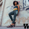 GOO GROOVE - OLIVE - LEGGINGS À POCHES