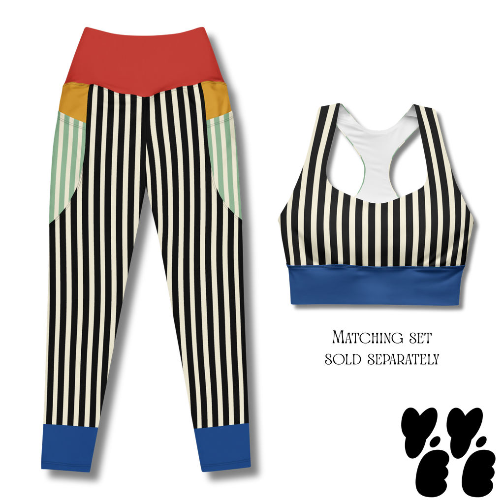 CARNIVAL STRIPE Wireless Sport Bra - CIRCUS COLOR MIX