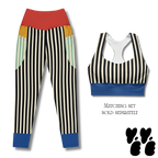 CARNIVAL STRIPE Wireless Sport Bra - CIRCUS COLOR MIX
