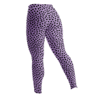 Cheetah-animal-print-leggings-leopard-Lavender-and-Black-Back