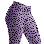 Cheetah-animal-print-leggings-leopard-Lavender-and-Black-Zoomin