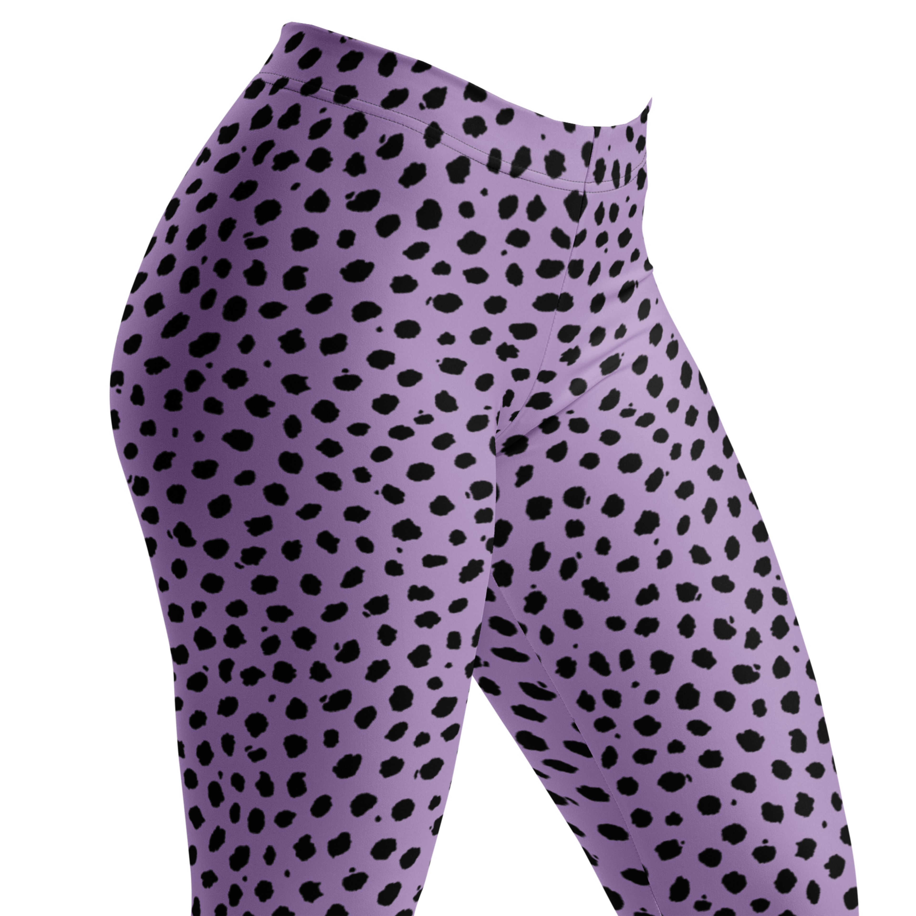 Cheetah-animal-print-leggings-leopard-Lavender-and-Black-Zoomin