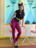 Leggings LEOPARD LOVER - FUCHSIA