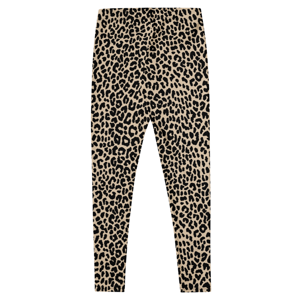Studio-yeye-Leopard-Animal-Print-Bone-White-Punk-Style-Leggings-Flat-Back