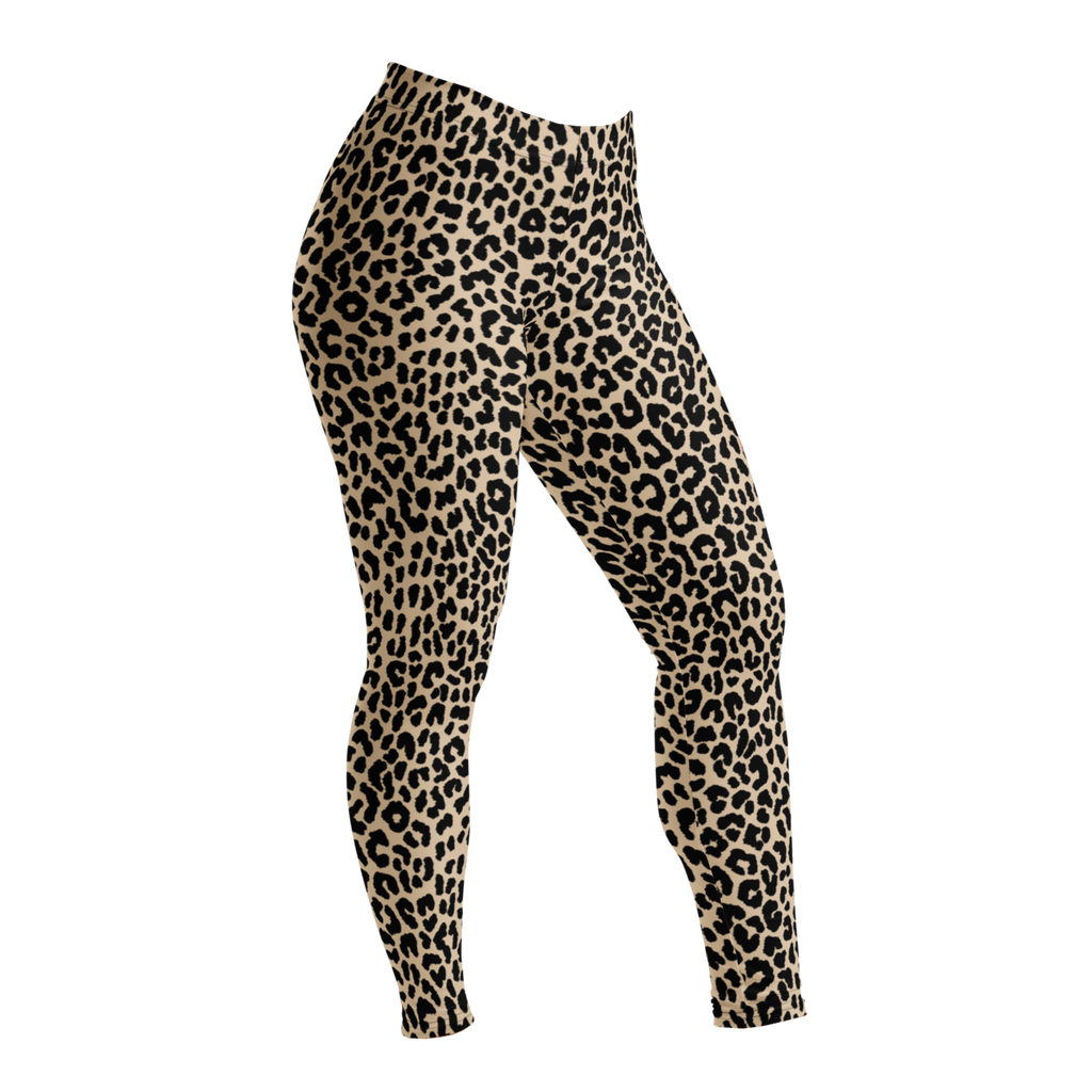 Studio-yeye-Leopard-Animal-Print-Bone-White-Punk-Style-Leggings-Front
