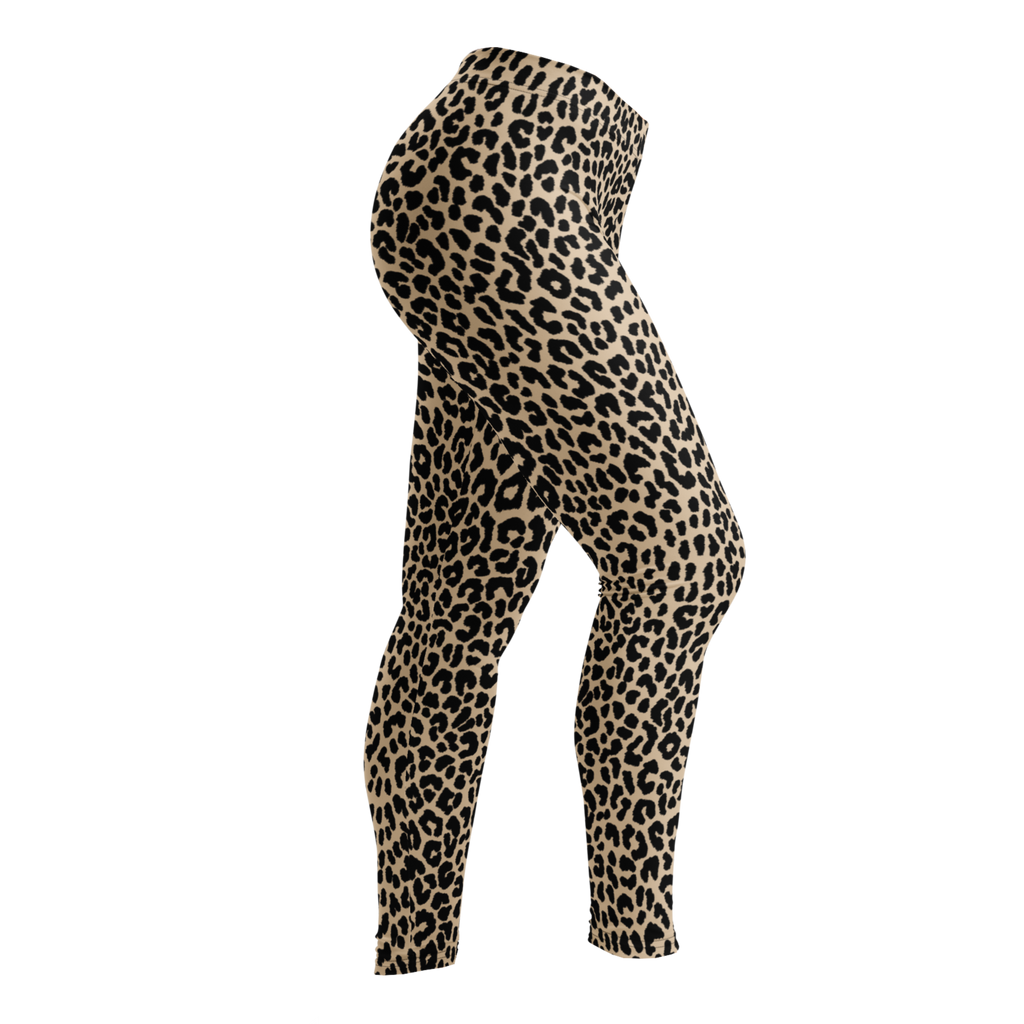 Studio-yeye-Leopard-Animal-Print-Bone-White-Punk-Style-Leggings-Side