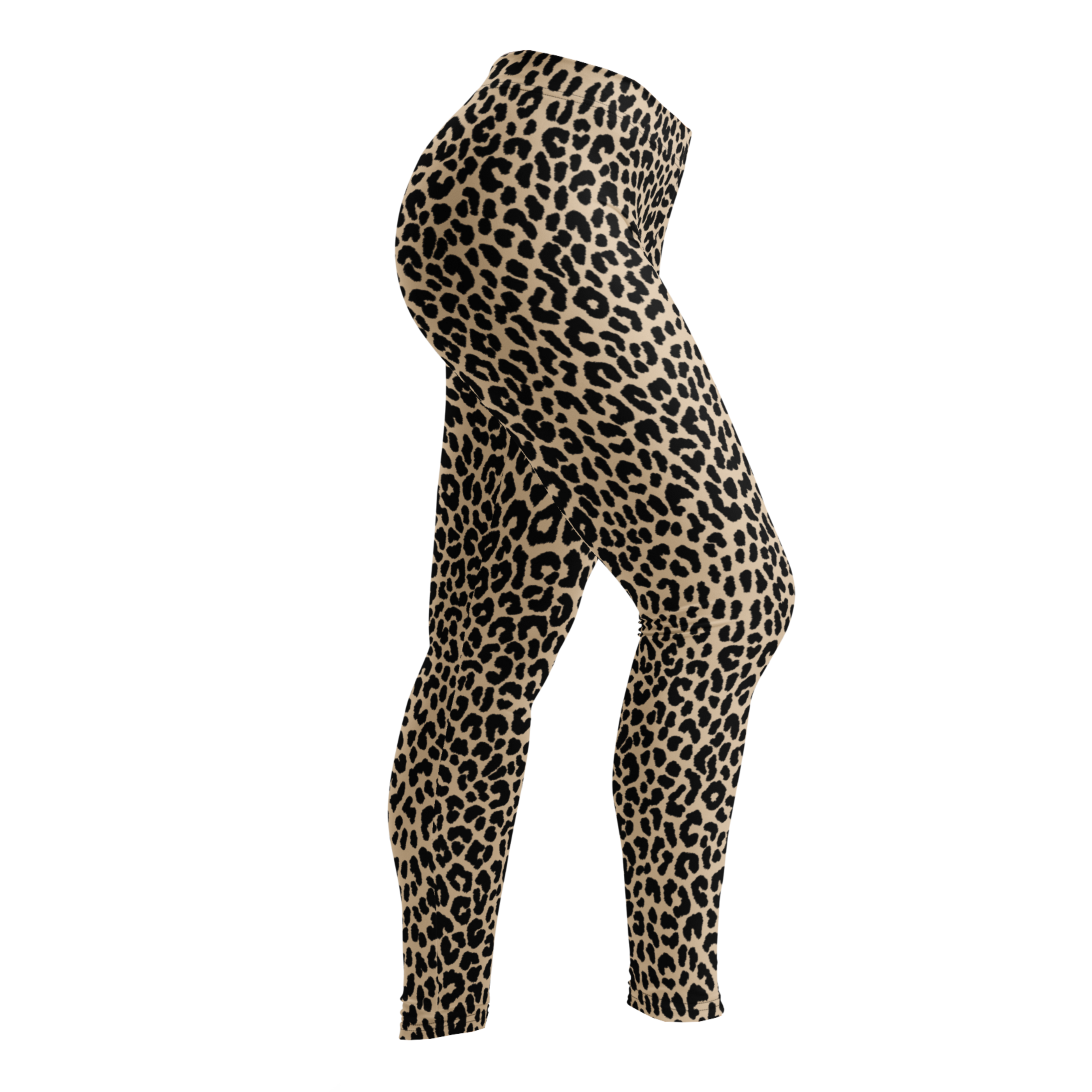 Studio-yeye-Leopard-Animal-Print-Bone-White-Punk-Style-Leggings-Side