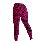 Studio-yeye-Leopard-Animal-Print-Hot-Pink-Fuchsia-Punk-Style-Leggings-Back