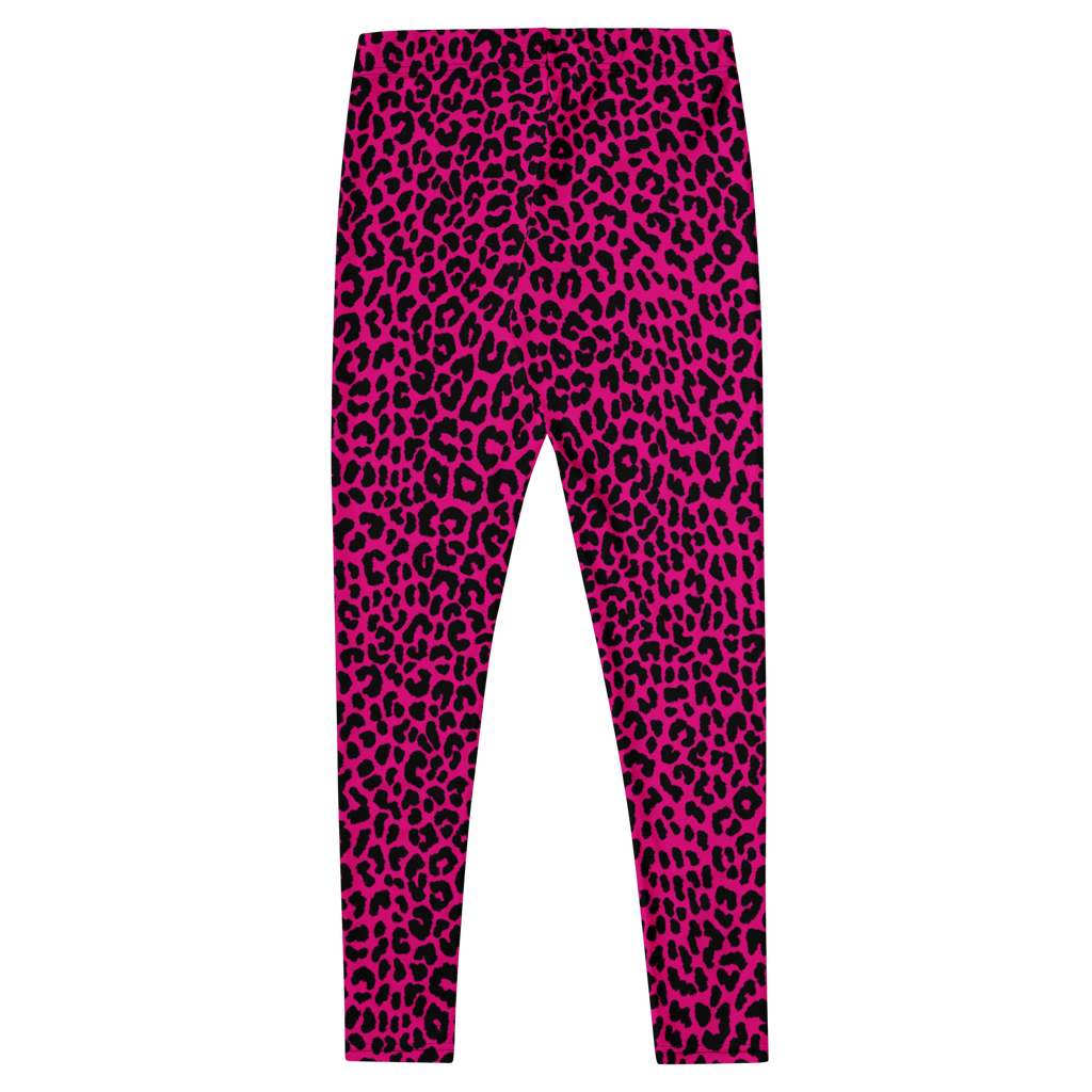 Studio-yeye-Leopard-Animal-Print-Hot-Pink-Fuchsia-Punk-Style-Leggings-Flat-Back