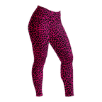 Studio-yeye-Leopard-Animal-Print-Hot-Pink-Fuchsia-Punk-Style-Leggings-Front