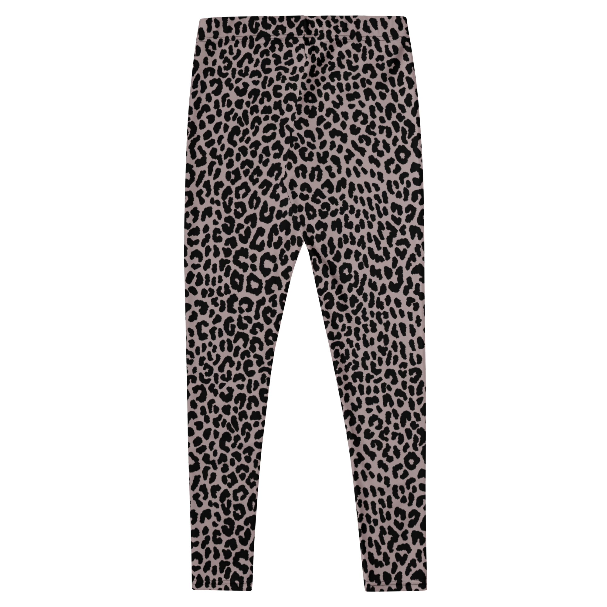 Studio-yeye-Leopard-Animal-Print-Punk-Style-Leggings-Mauve-Purple-Flat-Back