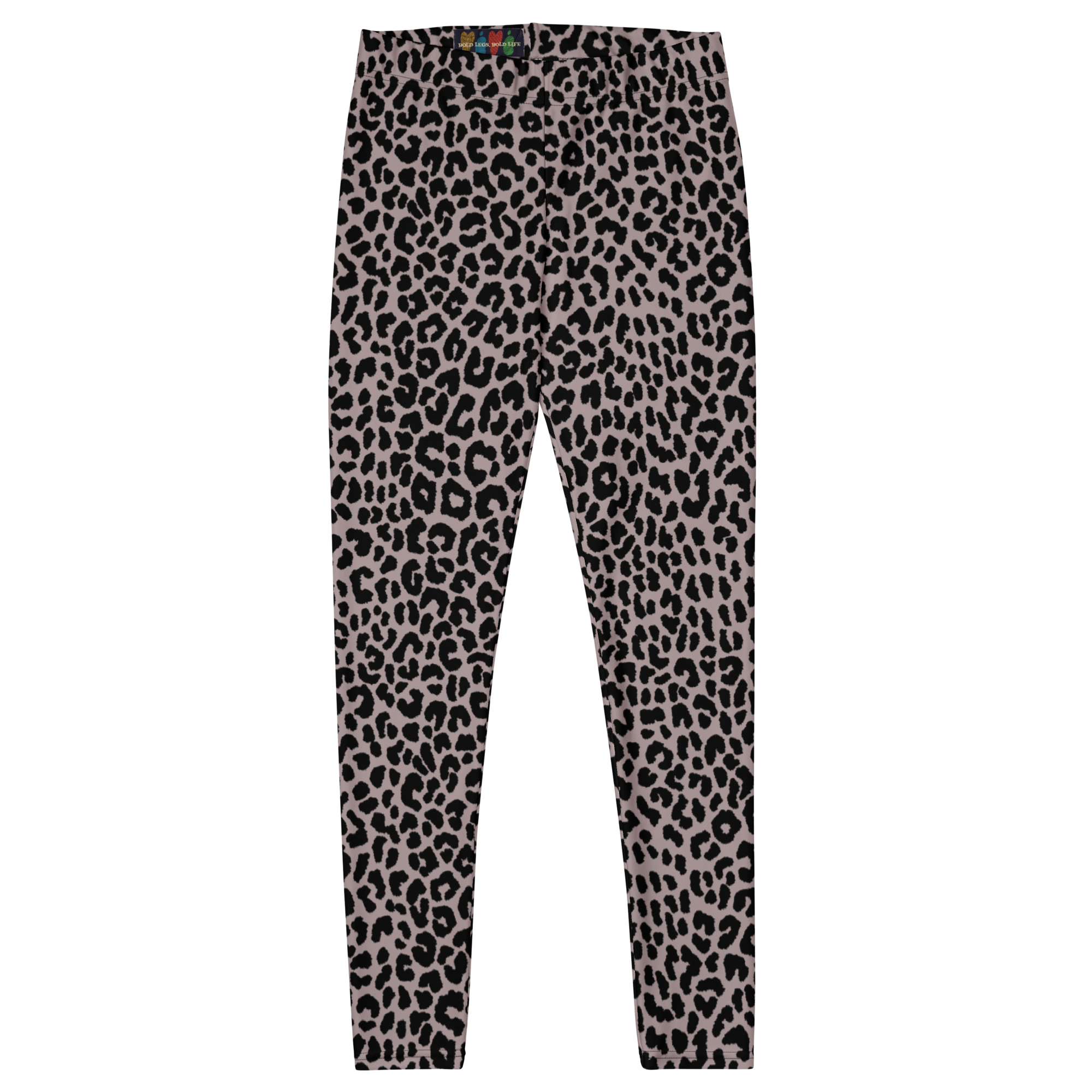 Studio-yeye-Leopard-Animal-Print-Punk-Style-Leggings-Mauve-Purple-Flat-Front