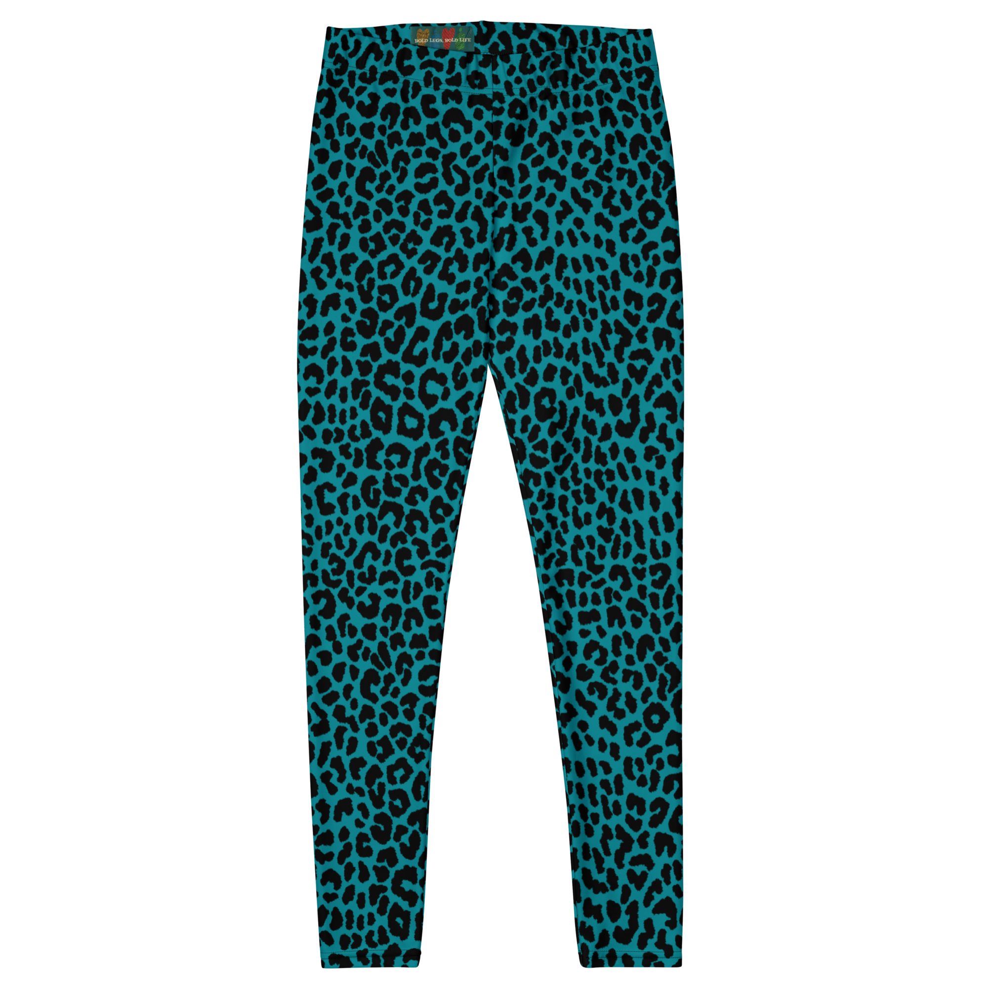 Studio-yeye-Leopard-Animal-Print-Teak-Punk-Style-Leggings-Front-Flat
