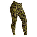Studio-Yeye-Leopard-Print-Leggings-Mustard-Yellow-Vintage-Front