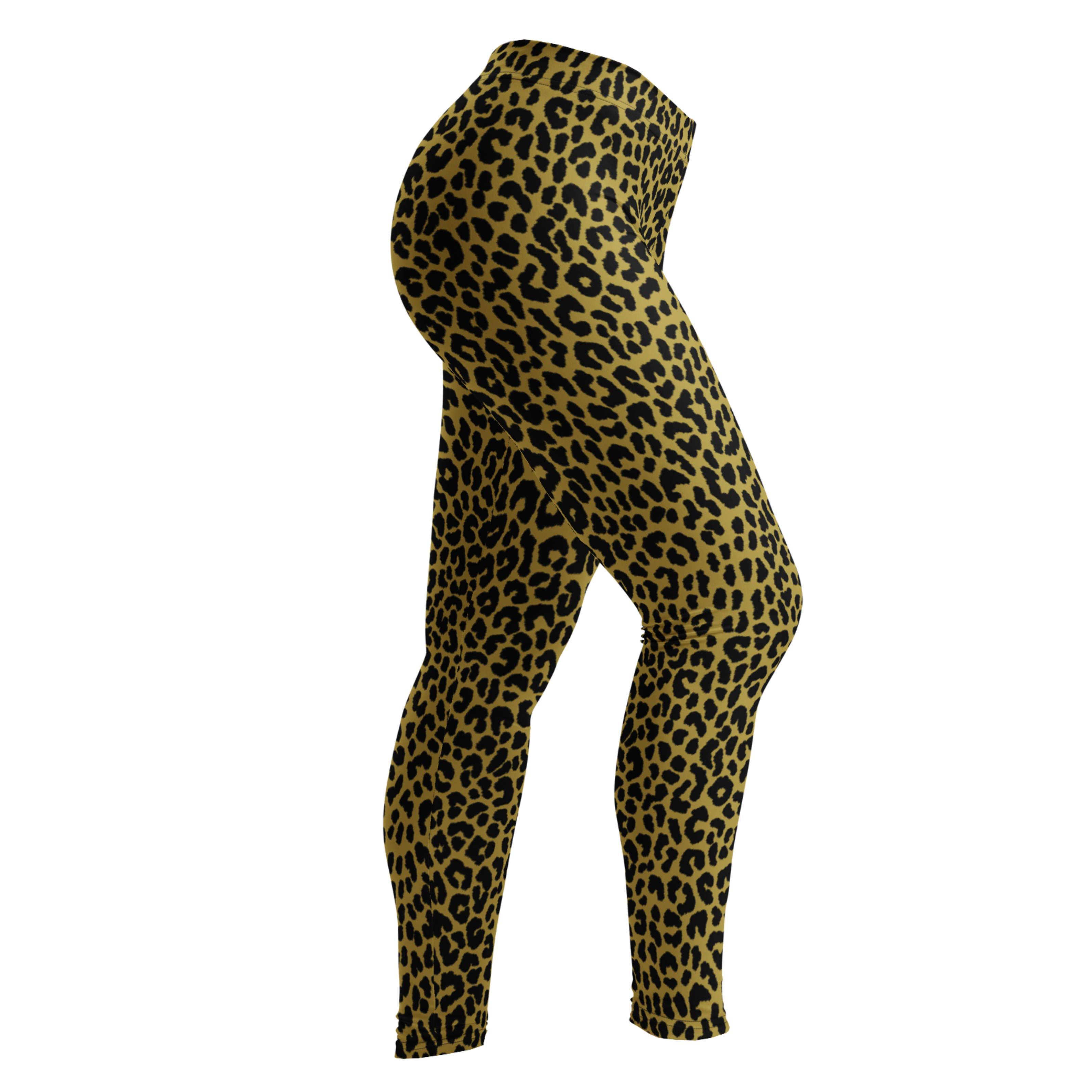 Studio-Yeye-Leopard-Print-Leggings-Mustard-Yellow-Vintage-side