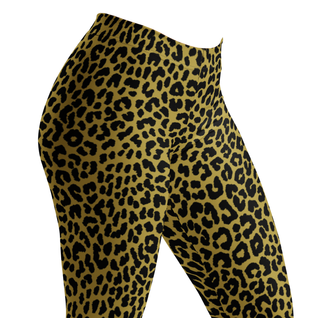 Studio-Yeye-Leopard-Print-Leggings-Mustard-Yellow-Vintage-Zoomin