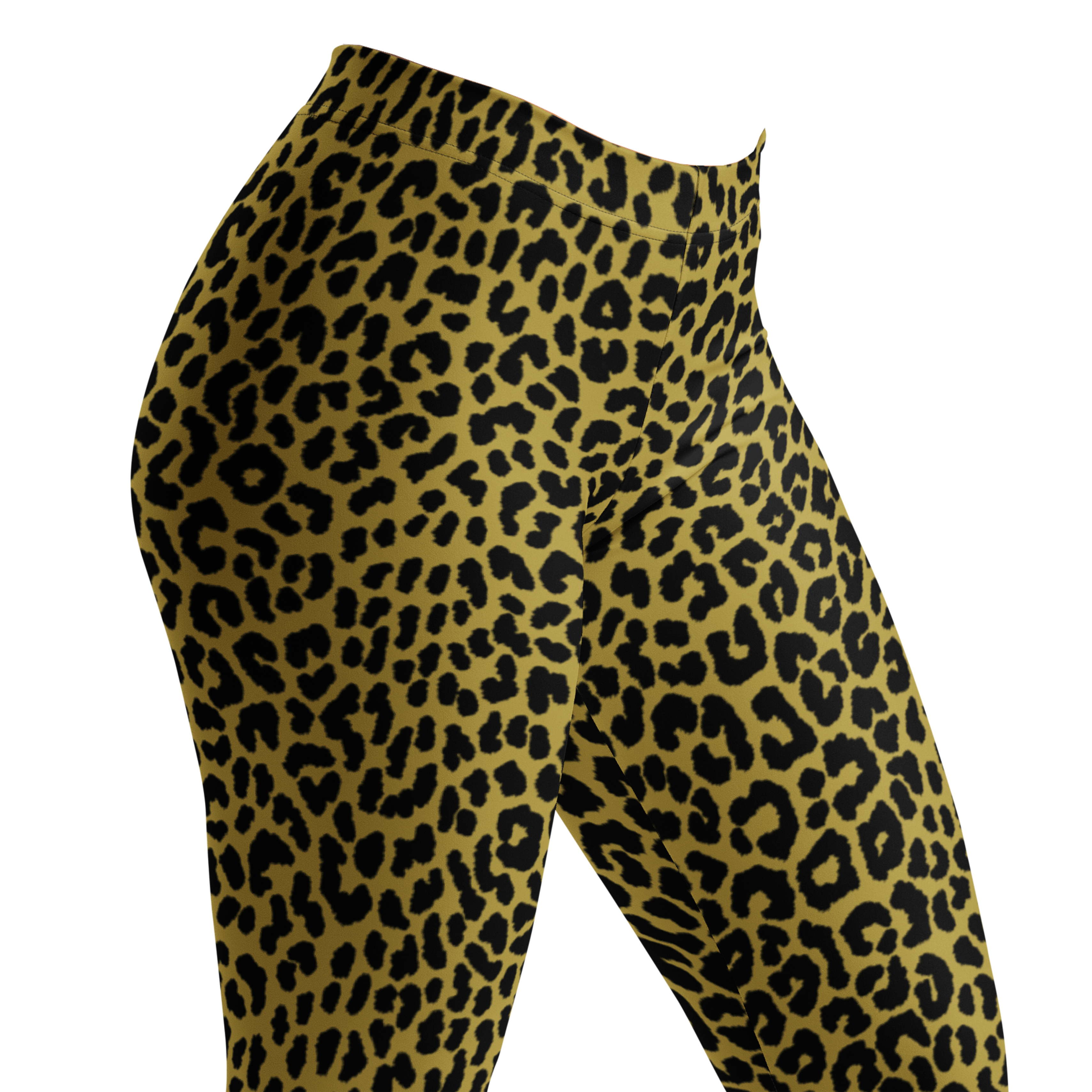 Studio-Yeye-Leopard-Print-Leggings-Mustard-Yellow-Vintage-Zoomin