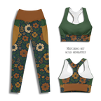 RETRO BLOOM Pocket Leggings