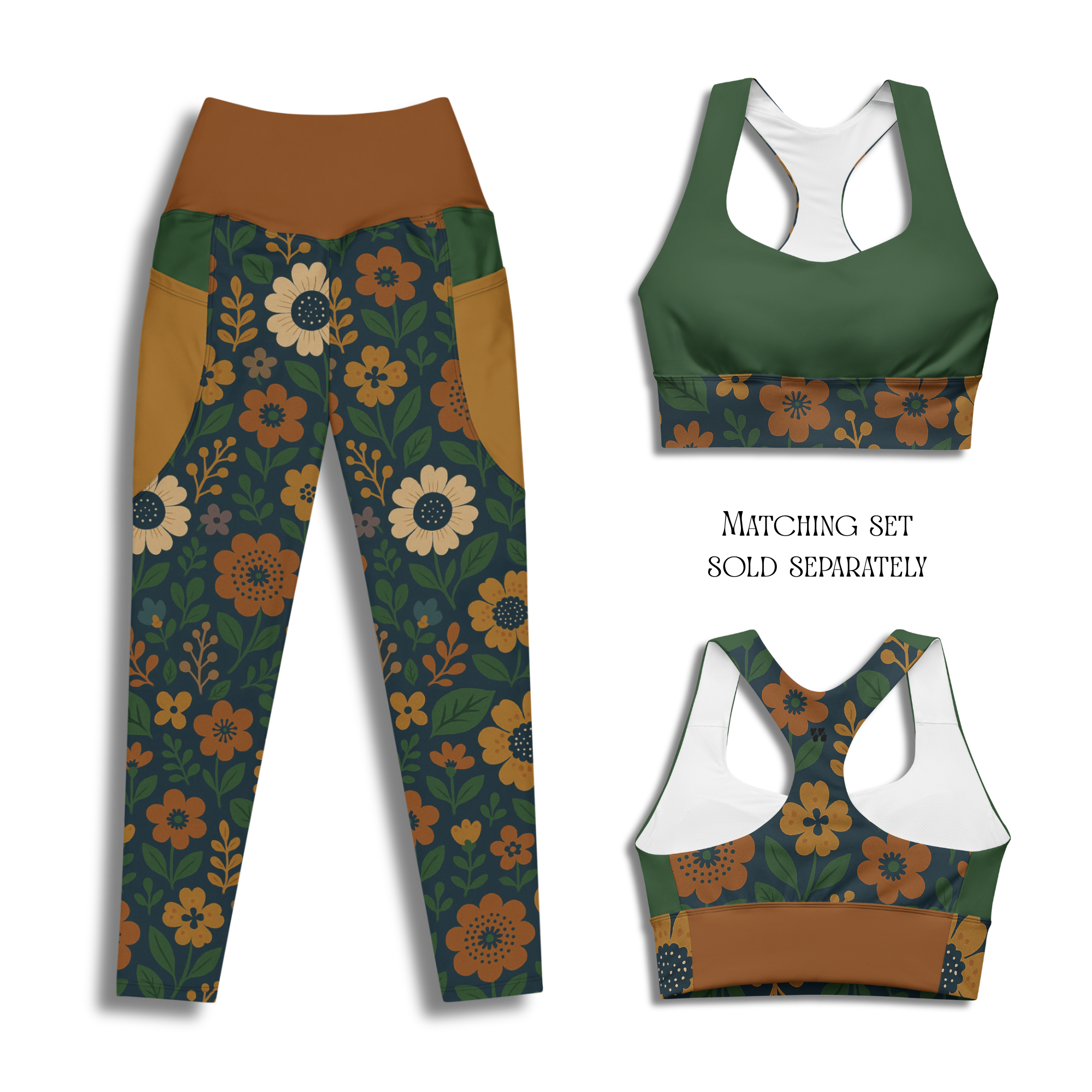 RETRO BLOOM Wireless Sport Bra