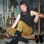 Studio-yeye-Tiger-Animal-Print-Yellow-Mustard-Punk-Style-Leggings