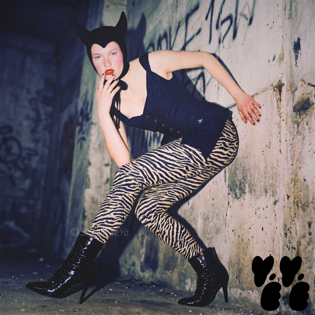 TIGER LOVER Leggings - OFF WHITE