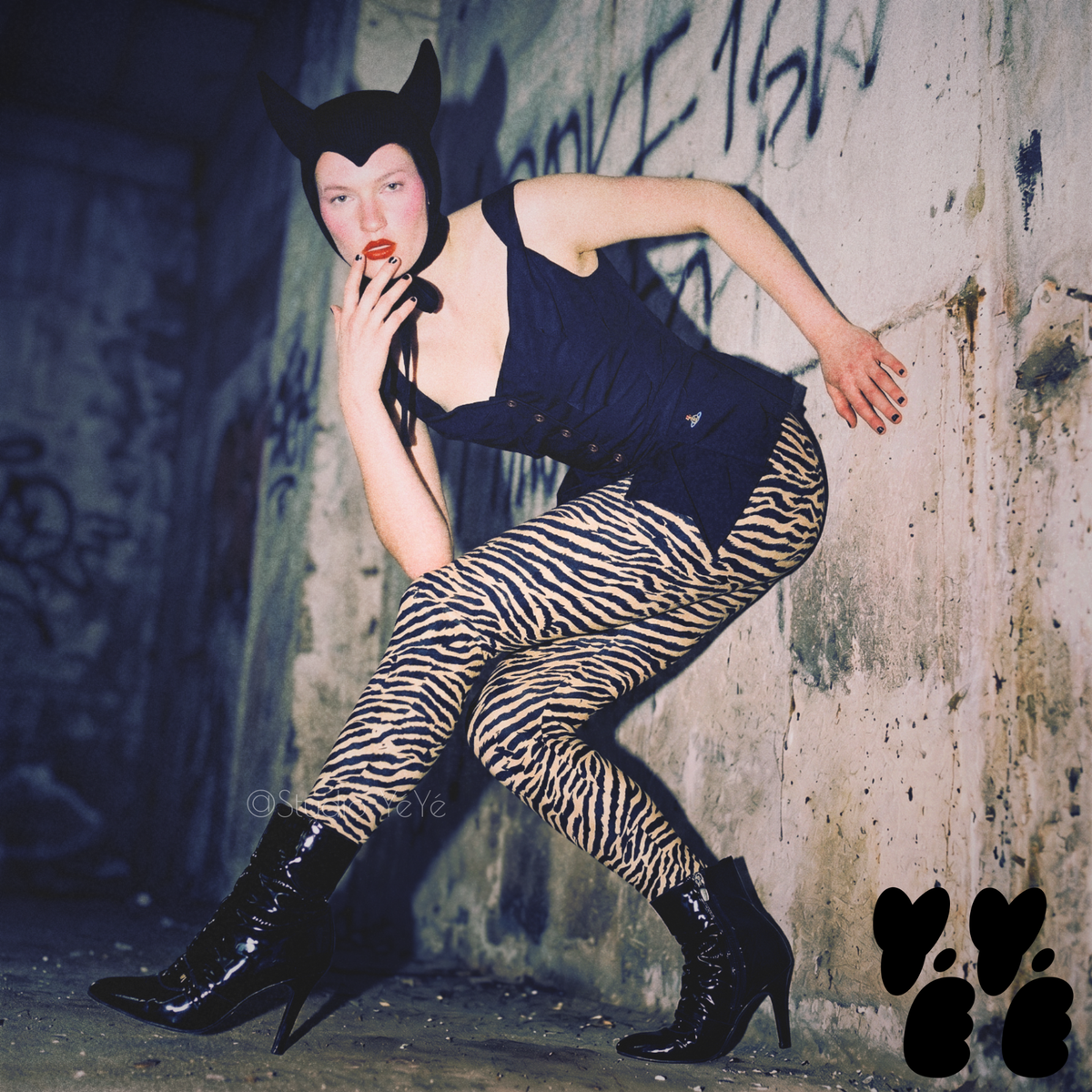 TIGER LOVER Leggings - OFF WHITE