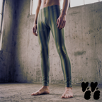 CIRCUS CIRCUS Herren-Leggings – Schwarz und Creme 