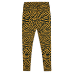 Studio-yeye-Tiger-Animal-Print-Yellow-Mustard-Punk-Style-Leggings-flat-back