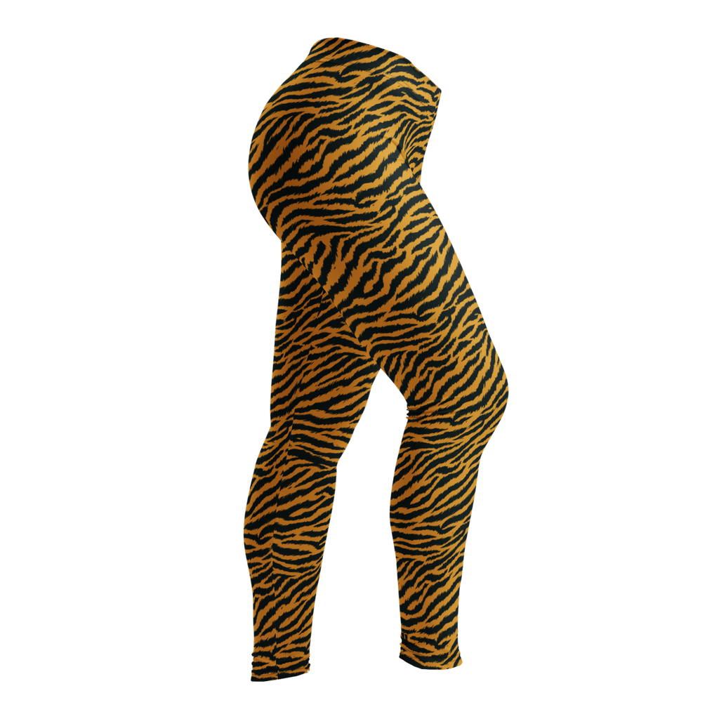 Studio-yeye-Tiger-Animal-Print-Yellow-Mustard-Punk-Style-Leggings-side