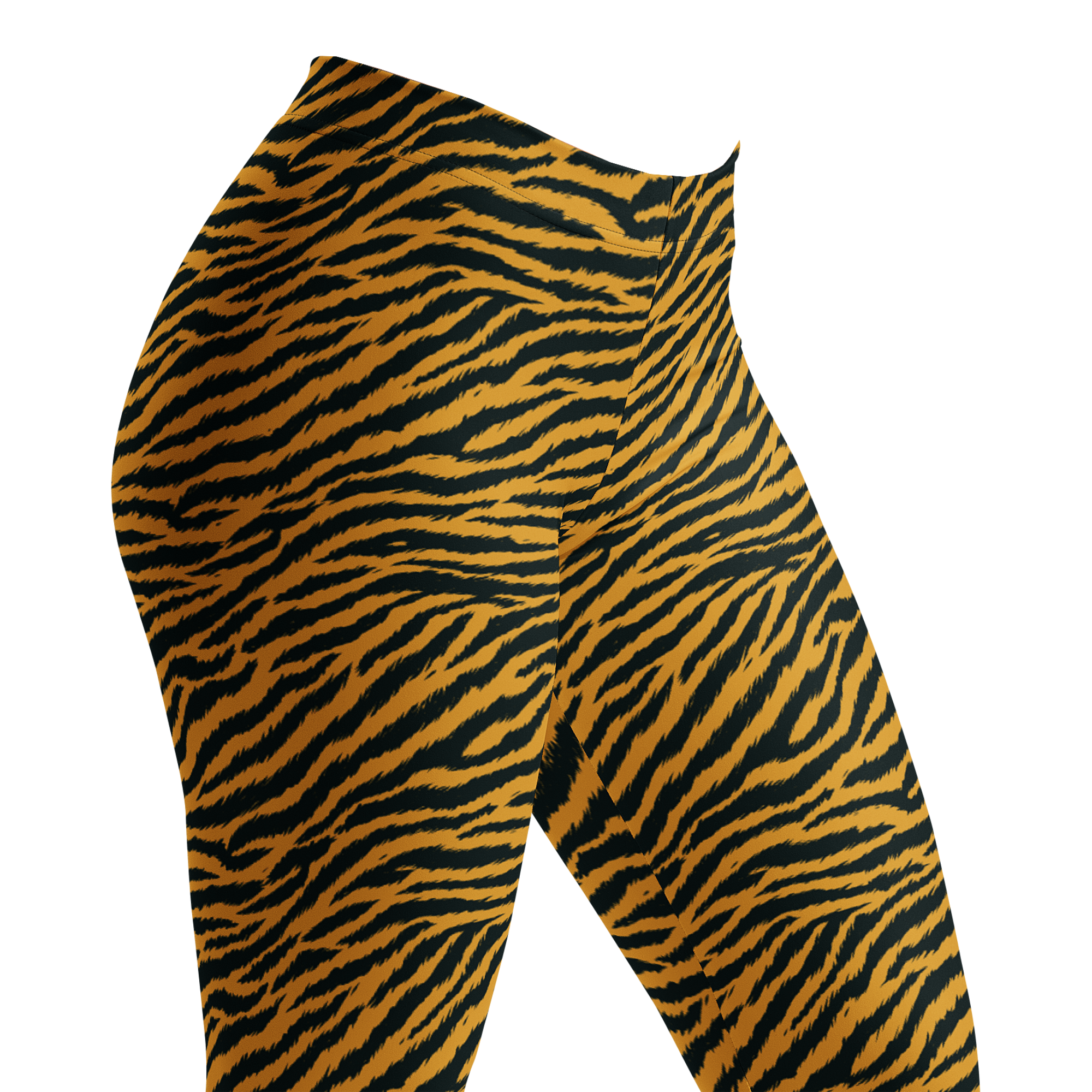 Studio-yeye-Tiger-Animal-Print-Yellow-Mustard-Punk-Style-Leggings-zoom-in