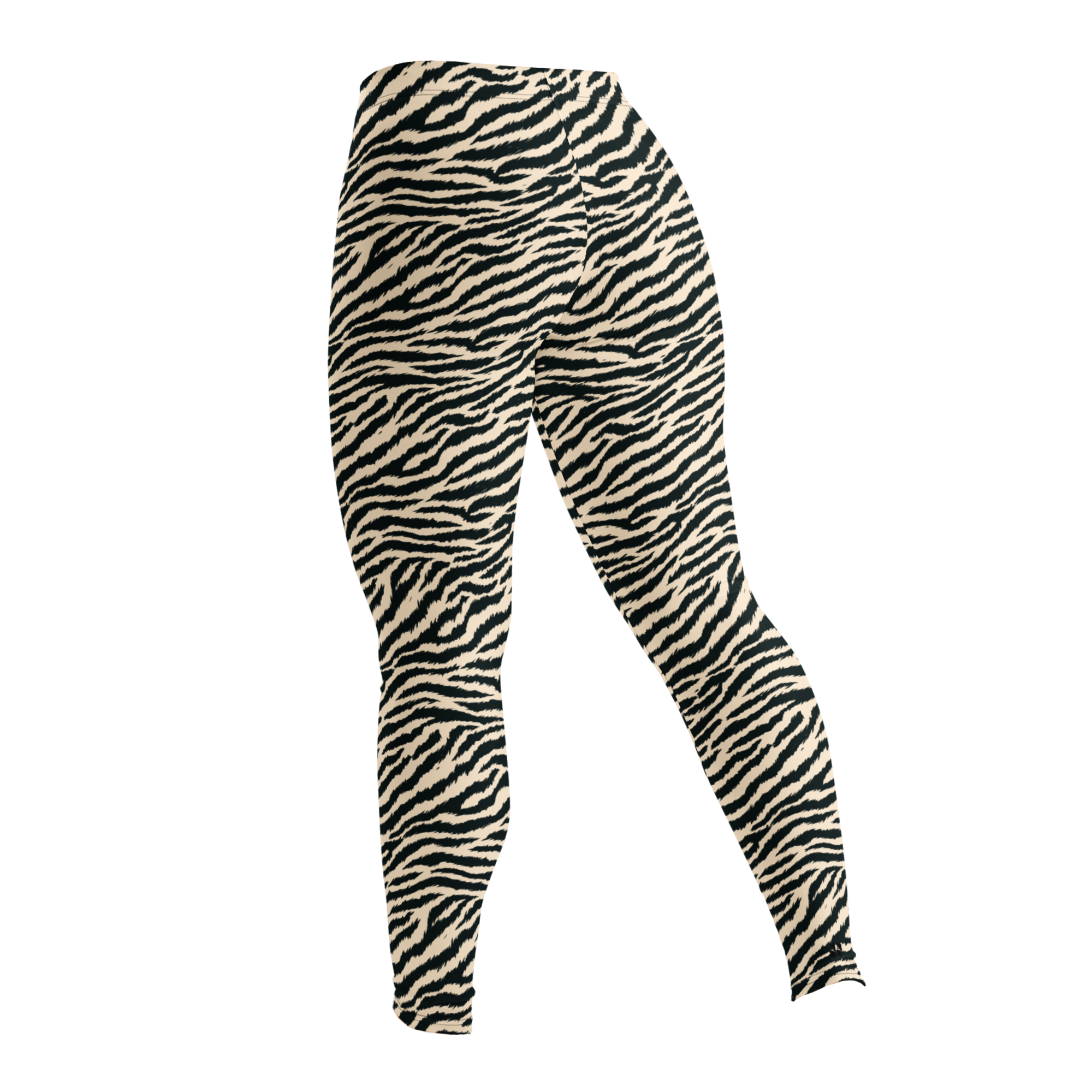 Studio-yeye-Tiger-Animal-Print-White-Black-Punk-Style-Leggings-back