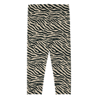 TIGER LOVER Capri Leggings - Beige
