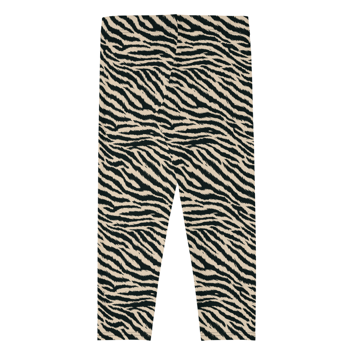 TIGER LOVER Capri Leggings - Beige