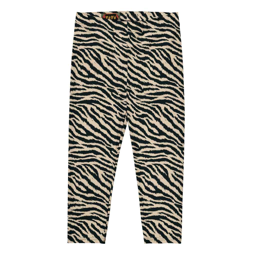 TIGER LOVER Capri Leggings - Beige
