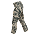 TIGER LOVER Capri Leggings - Beige