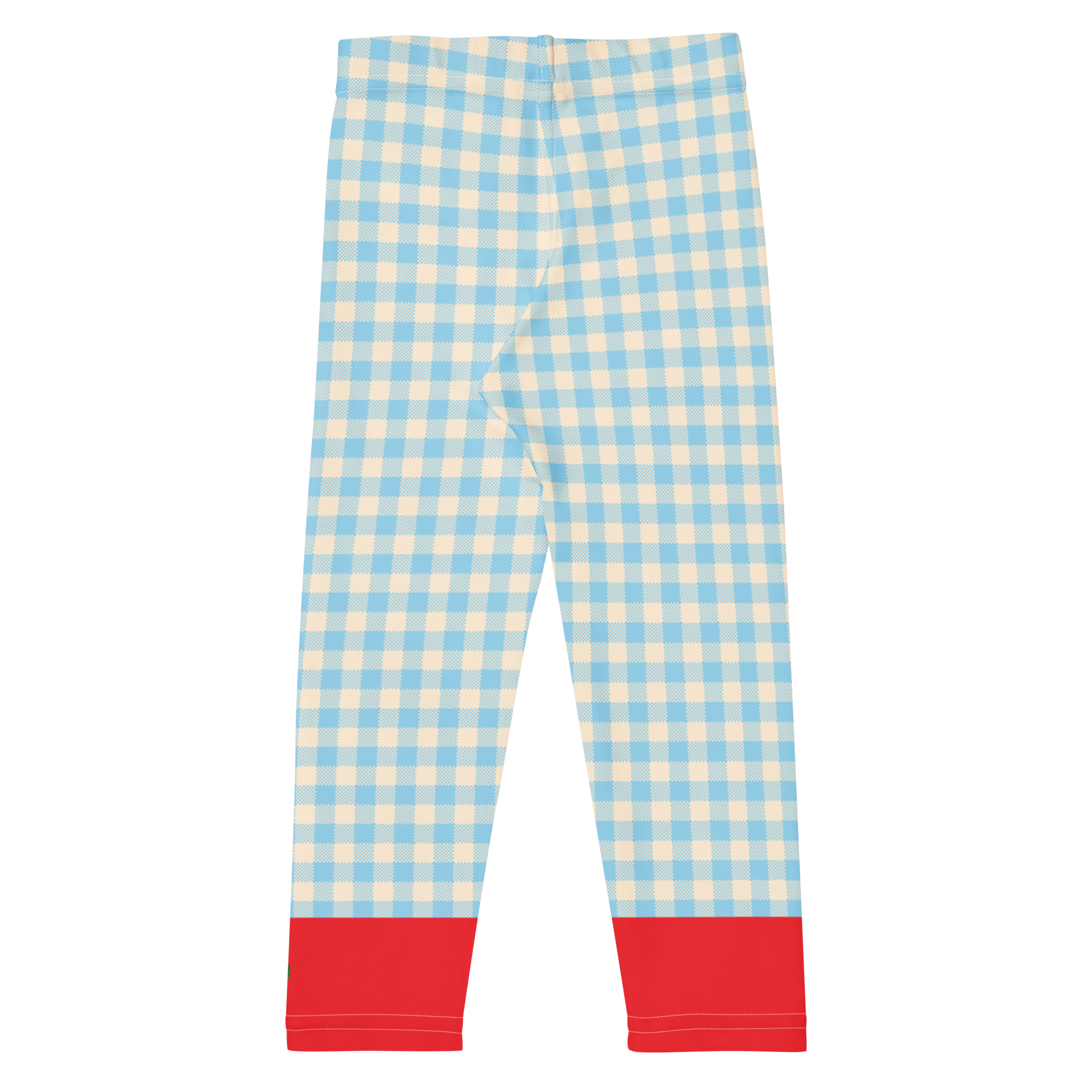 Gingham KIDS Leggings - PASTEL BLUE