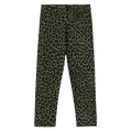 Leopard Lover KIDS Leggings - OLIVE GREEN